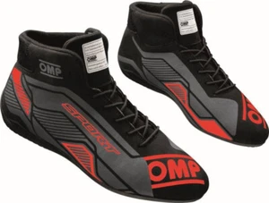 Rally Race Racing Shoes OMP SPORT boots (FIA Approved) black red - size 39 - Picture 1 of 1