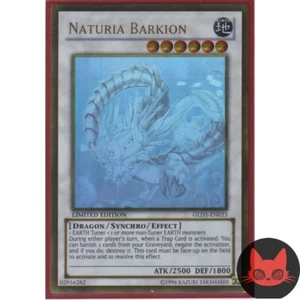 Yugioh Naturia Barkion GLD5-EN033 Fantasma Dorado Raro Casi Nuevo - Imagen 1 de 1