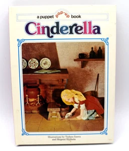 1974 Cinderella Puppet Popup By Tadsau Izawa Children's Hardcover Book Rare - Picture 1 of 11