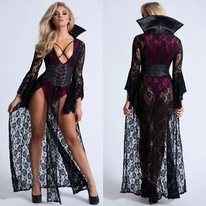 NEW Yandy Sexy Wicked Vampire Lace Dress 3 Piece Costume Set Small - Picture 1 of 6