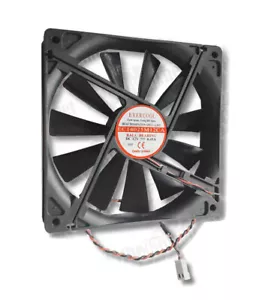 Evercool 140mm x 25mm Ball Bearing Power Supply Fan 2 Pin CONNECT EC14025M12CA-2 - Picture 1 of 5