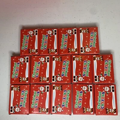 Paquete de 14 paquetes de lápices de colores de Navidad medias rellenos fiesta artística Foto 1 de 2