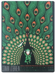 Conan O'Brien - 2010 Todd Slater Poster Art Print Mondo Artist - Picture 1 of 2