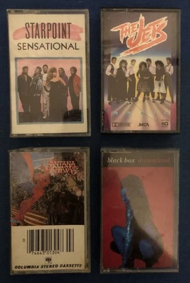 4-Pack Cassettes “Santana” “The Jets” “Starpoint” & “Black Box” - Image 1 of 4