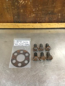 Fiat 124 Spider - Original DOHC Flywheel Bolts + Lock Plate Ring. Used. KF347 - Bild 1 von 7