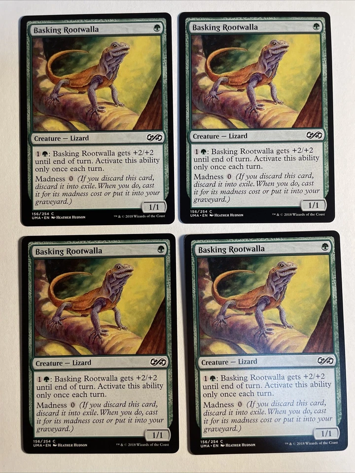 4x Mtg Ultimate Masters Basking Rootwalla NM Magic The Gathering - Bild 1 von 2