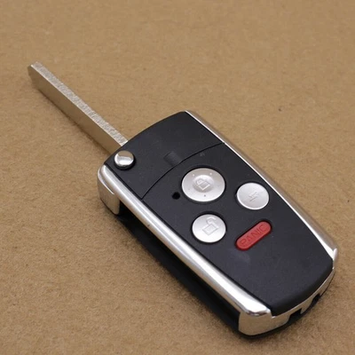 3+1 4 Remote Button Folding Flip Key Shell Fob Case For Honda Accord Civic CRV - Image 1 of 4