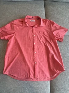 Tommy Bahama San Lucio Stretch Shirt XXL 2XL Men’s Pink Coral Salmon - Picture 1 of 9