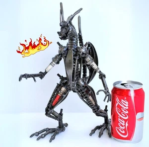 Dragon scrap metal sculpture, Iron Anniversary gift for him, Cool Christmas gift - Picture 1 of 13