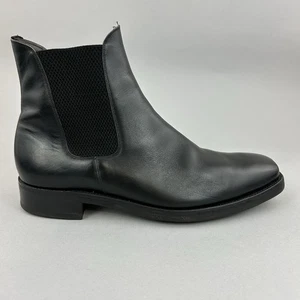 Stivali eleganti Barker Chelsea in pelle nera alla caviglia eleganti rivenditore EU42.5 UK8.5 - Foto 1 di 17