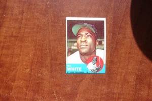 1963 Topps # 290..Bill White..SL Cardinals..(912) - Bild 1 von 2
