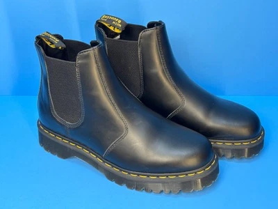 DOC MARTEN 2976 BLACK LEATHER CHELSEA SLIP ON BOOTS in MENS SIZE 12 WOMENS 13 - Image 1 of 4
