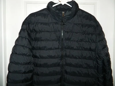 POWER PROMOTIONS men's Black Quilted Nylon Outer JACKET* XL - Image 1 of 4
