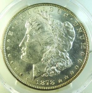 1878 7/8tf Morgan dollar PCGS MS63 *VAM 42a 7/7TF/clash SuperCD* - Picture 1 of 5