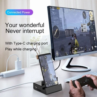 Typ-C auf USB HDMI/Kartenleser Adapter HUB Dockingstation für Samsung Huawei - Bild 1 von 4