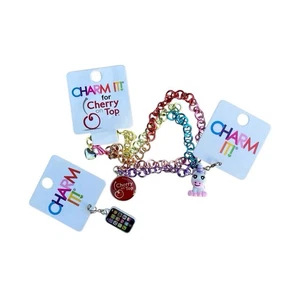Charm It! Rainbow Necklace CARNIVAL CRUISE LINE W/Charms - Unicorn, Cherry…NEW - Picture 1 of 10