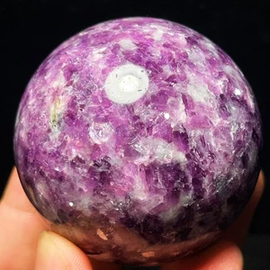 Rare 303G Natural Plum Blossom Stone  Sphere Stone Healing Madagascar L6774 - Picture 1 of 12
