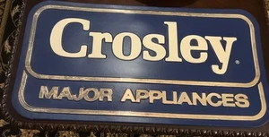 "Letrero de vinilo Crosley Major Appliances Mirro-products Company 32"" x 16""" - Imagen 1 de 8