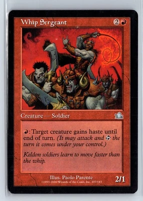 (2x) WHIP SERGEANT – MTG Magic the Gathering Card – Prophecy – Uncommon - Image 1 of 4