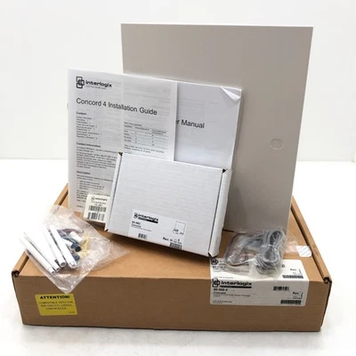 Interlogix 80-966-4 Concord 4 Wireless Fire & Alarm Starter Package ATP1000 READ - Image 1 of 4