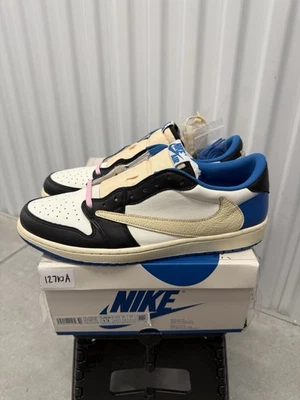 Jordan 1 Retro x Diseño de Fragmento x Travis Scott Bajo Azul Talla 13 Para Hombre DM7866-140 Foto 1 de 4