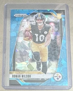 2024 Panini Prizm - Rookies Roman Wilson #384 Blue Ice Prizm /99 (RC) - Picture 1 of 2