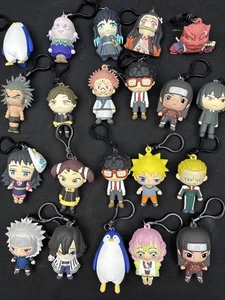 anime official figural bag clip lot (21) sailor moon inuyasha haikyu Naruto - Picture 1 of 24