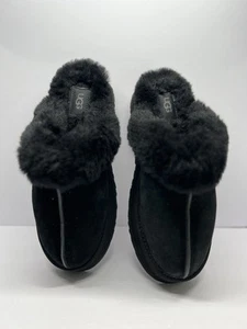 UGG Disquette black slipper size 10 - Picture 1 of 7