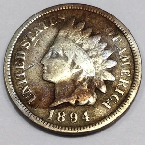 1894 Indian Head Penny Beautiful Coin Rare Date - Picture 1 of 2