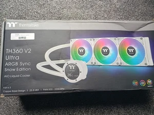 Thermaltake TH360 V2 Ultra EX ARGB Sync Liquid CPU Kühler Snow Edition - Bild 1 von 5