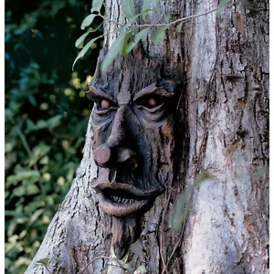 Spirito del Bosco Terra di Mezzo Spirito Foresta Magica Greenman Scultura Albero - Foto 1 di 3