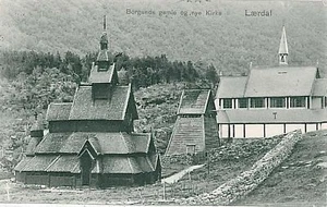 VINTAGE POSTCARD: NORWAY : Lærdal LAERDAL - Picture 1 of 1
