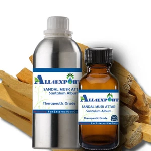 SANDALIA PURA ALMIZCLE ATTAR Álbum Santalum FRAGANCIA HERBAL NATURAL - Imagen 1 de 30