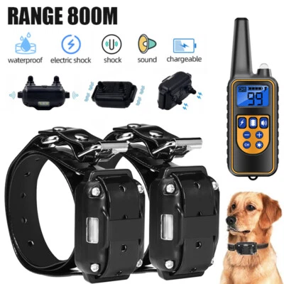 MARKENLOS Hund Ausbildung Erziehungshalsband Fernbedienung Training Ton Vibration Schock