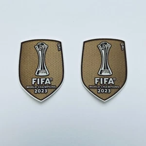 2023 UEFA Champions League Manchester City Haaland Grealish 2 Patches - Picture 1 of 4