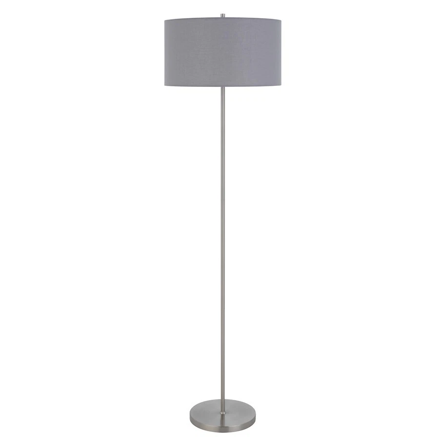 Lámpara de pie Cal Lighting Cromwell 1Lt/lino gris, acero/gris - BO-3174FL-BS-SM Foto 1 de 1