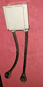 RV Motorhome Power Cord BFW Adapter LEVITON Female 50 amp to (2) 30 amp Male - Foto 1 di 8