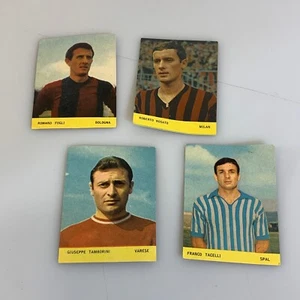 Vier Fußball Figuren 60er Jahre aus nicht klebendem Papier - Bild 1 von 2