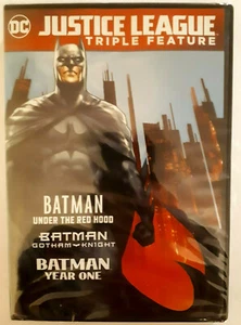 Justice League Triple Feature: Batman UTH/ Gotham Knight/ Year One DVD NEW - Bild 1 von 2