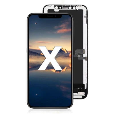 LMQ Für iPhone X - 10 LCD OLED Retina Screen 3D Touch Bildschirm Display Vormontiert