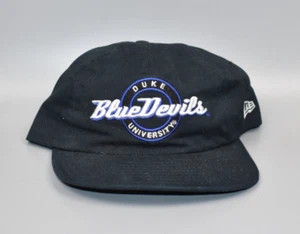 Duke Blue Devils Vintage New Era Script Fitted Cap Hat - Size: 7 3/8 - Picture 1 of 4