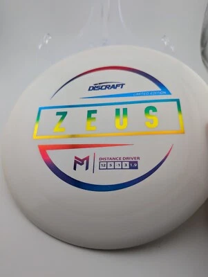 NEW Discraft Z Glo Limited Edition Paul McBeth Zeus (Rainbow Foil) - 175g - Image 1 of 4