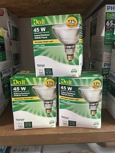 New 3-pack lot DO IT BEST PAR38 Flood Light Bulb Bright Light 39W = 45W MED Base - Picture 1 of 5