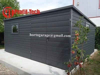 4x2 Blechgarage LAGERRAUM Versteck GERÄTESCHUPPEN Garage Container Lagerbox - Bild 1 von 4