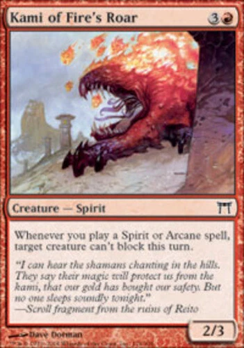 Champions of Kamigawa - Kami of Fire's Roar - Foil - Image 1 of 1