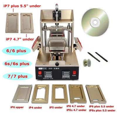 Separatore LCD vuoto 5in1 telaio laminatore rimozione colla preriscaldatore macchina riparazione - Immagine 1 di 4