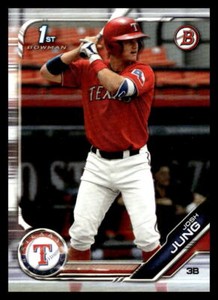2019 Bowman Draft  BD-7 Josh Jung Rc Texas Rangers