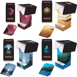 4 x Ultra Pro UNHINGED Deck & Dice Boxes MANA ART SERIES Full Set mtg NEW - Imagen 1 de 1