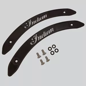 Indian Scout Billet Alu Heckfender / Schutzblech Akzente / Schienen (schwarz) - Bild 1 von 10