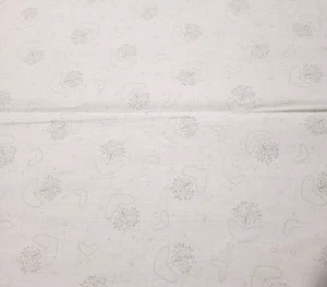 35" Basically Hugs Helen Stubbings P&B Textiles Pale Gray Floral Flower Heart - Picture 1 of 3